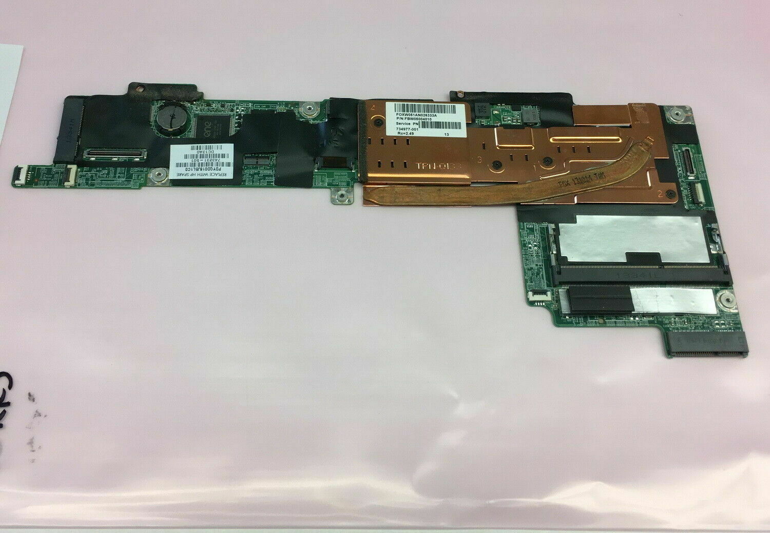 HP 743231-501 motherboard for HP Pavilion x2 13-P Laptop Motherboard w/ Intel i3-4020Y 1.5Ghz CPU